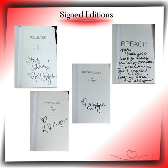 Breach Series Org. Paperback Set (Vol. 1-3 & 3.5) by K.I. Lynn *SIGNED COPIES* - Picture 4 of 6